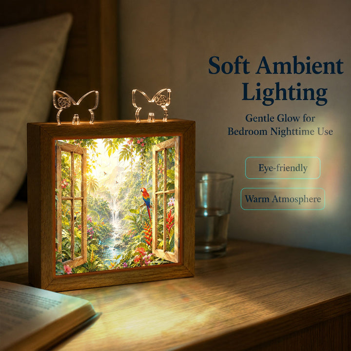 Acrylic Puzzle Night Light - Jungle Vista