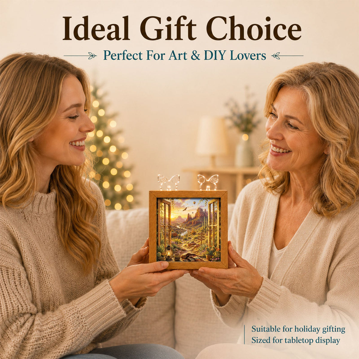 Acrylic Puzzle Night Light - Canyon Vista