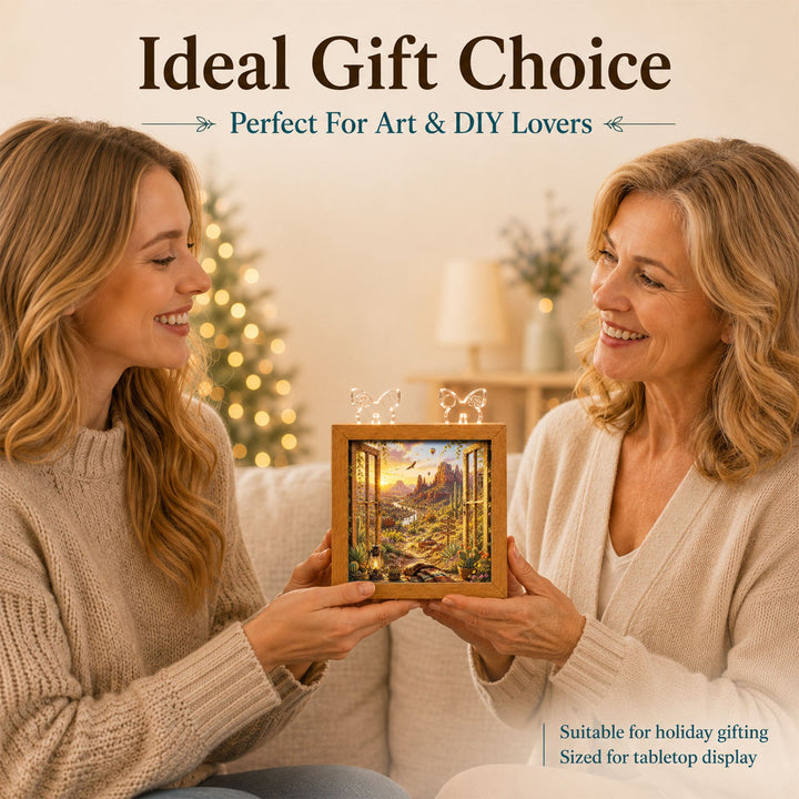 Acrylic Puzzle Night Light - Canyon Vista
