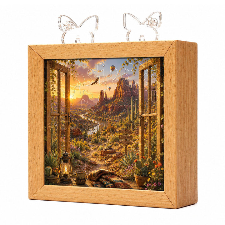 Acrylic Puzzle Night Light - Canyon Vista