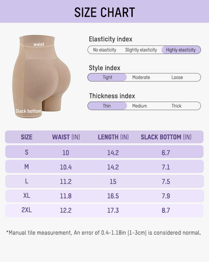 Seamless High-Waist Booty Lift Tummy Control Shapewear Shorts