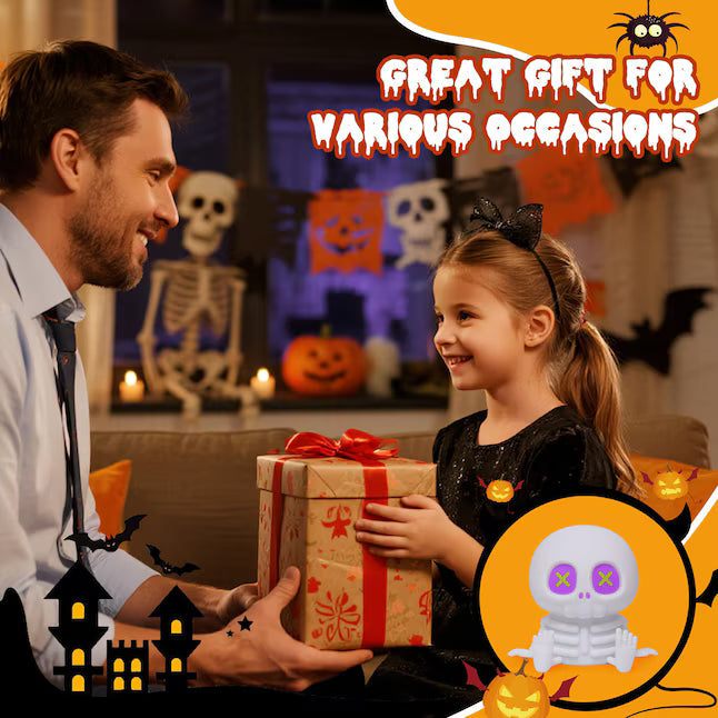 🔥 Last Day 49% OFF👻Halloween Skull Night Light 🎃🦇