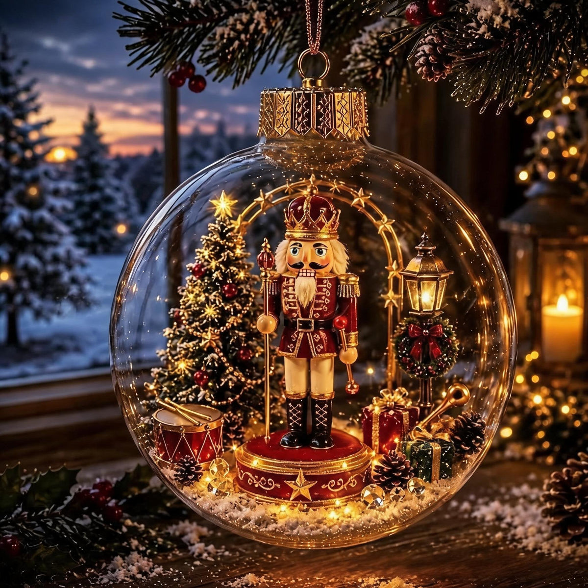 🔥 LAST DAY 49% OFF – 🎄Glowing Christmas Ornament ✨