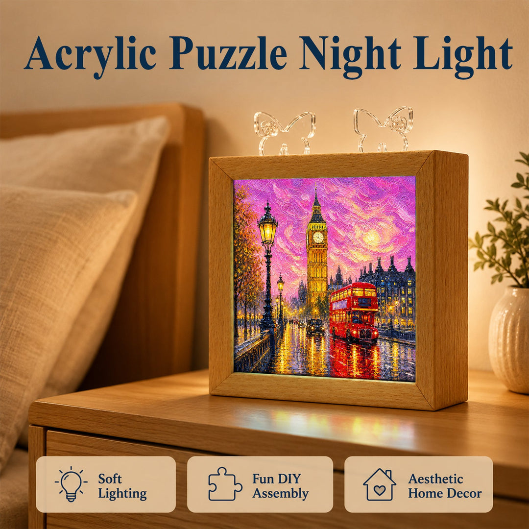 Acrylic Puzzle Night Light - London Twilight