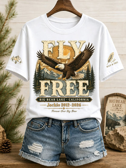 Women's Fly Free Jackie Print Tee