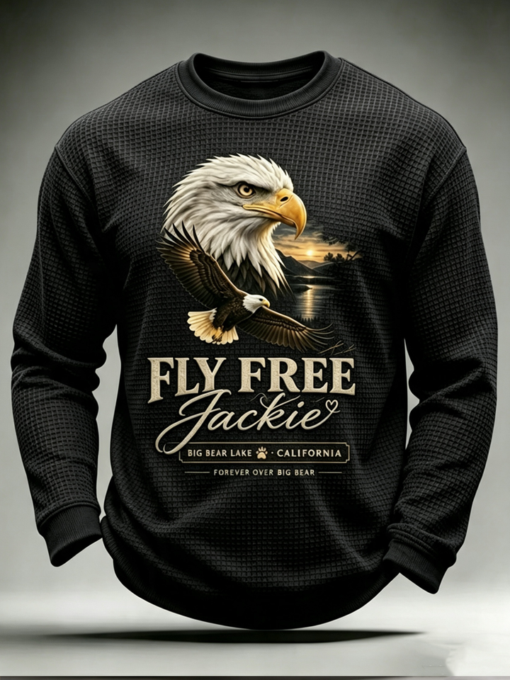 Men'S Casual Bald Eagle
