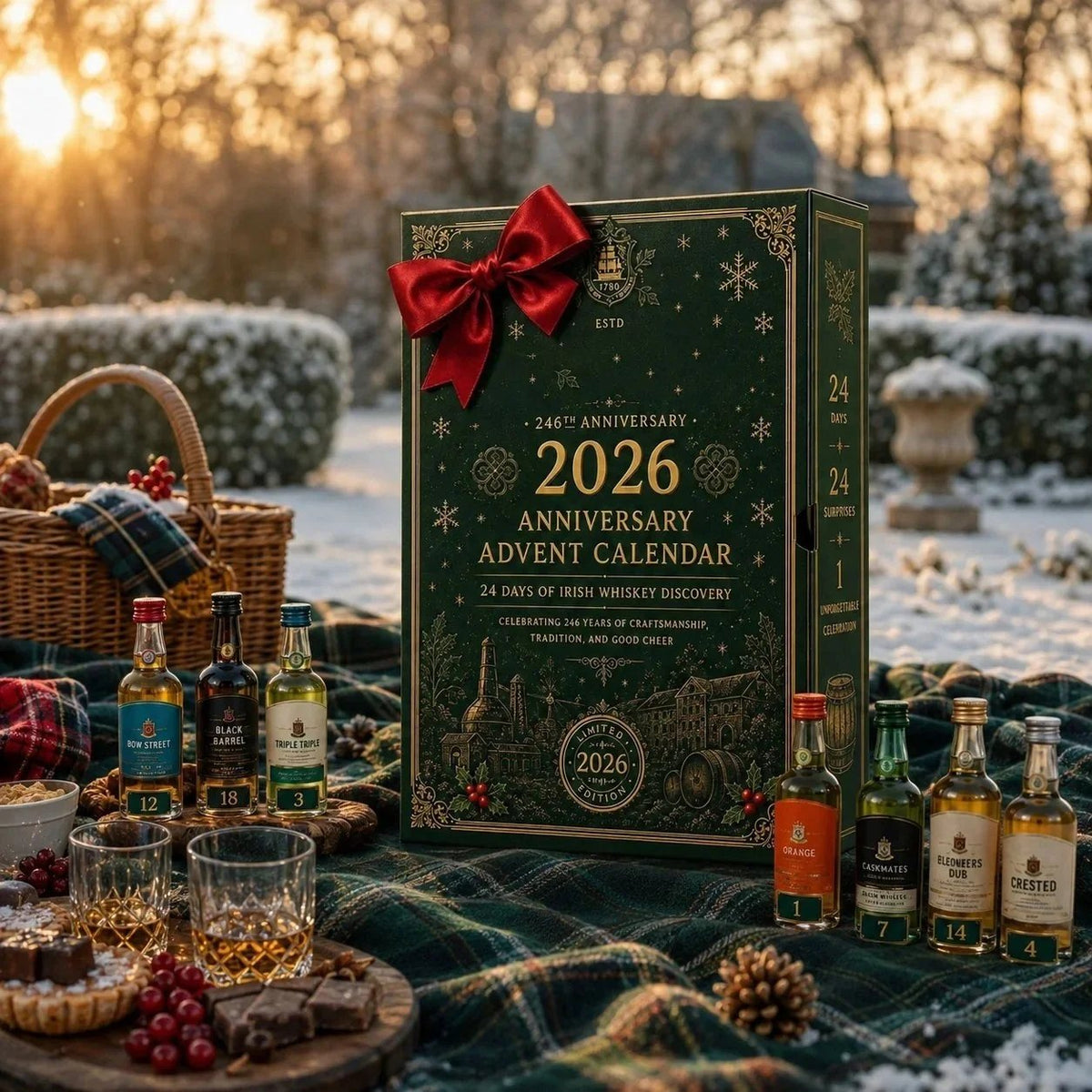 ⏰Limited Stock 49% OFF❄️2D 2026 246th Anniversary Advent Calendar📅24 DAYS OF IRISH WHISKEY DISCOVERY