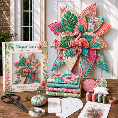 Mermaid - Handmade Quilted Door Bow DIY Sewing Kit