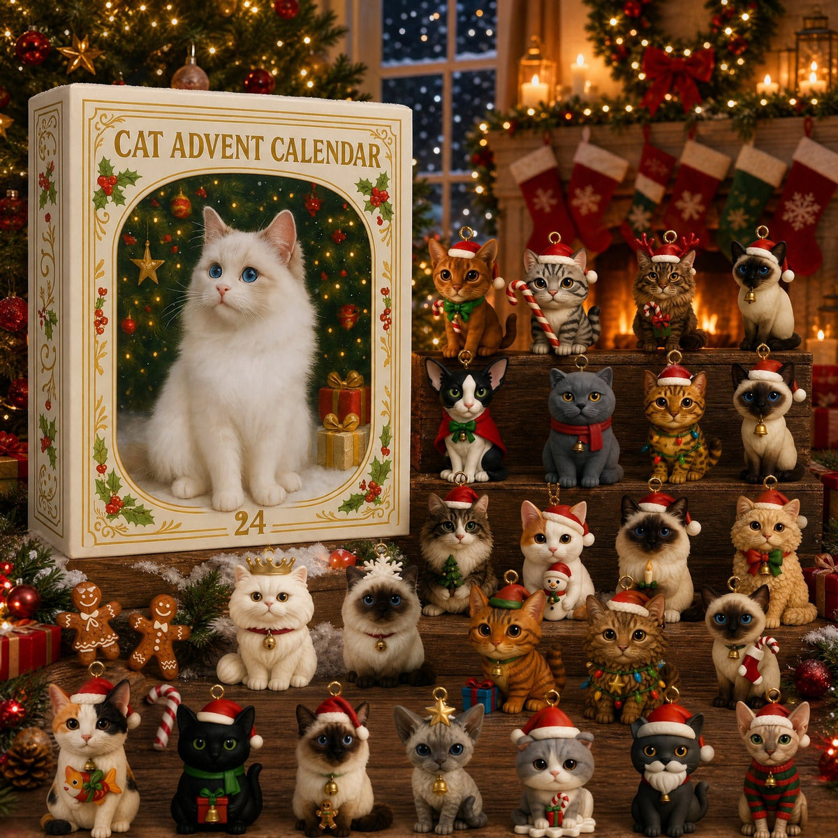 🐱💥Advent Calendar 2026 Cat Advent Calendar - Giftfor Adults Friends CatOwners and Lovers Christmas Holiday Countdown Gift