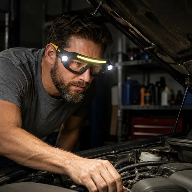 🔥Last Day 50% OFF-Rechargeable LED Headlamp Glasses