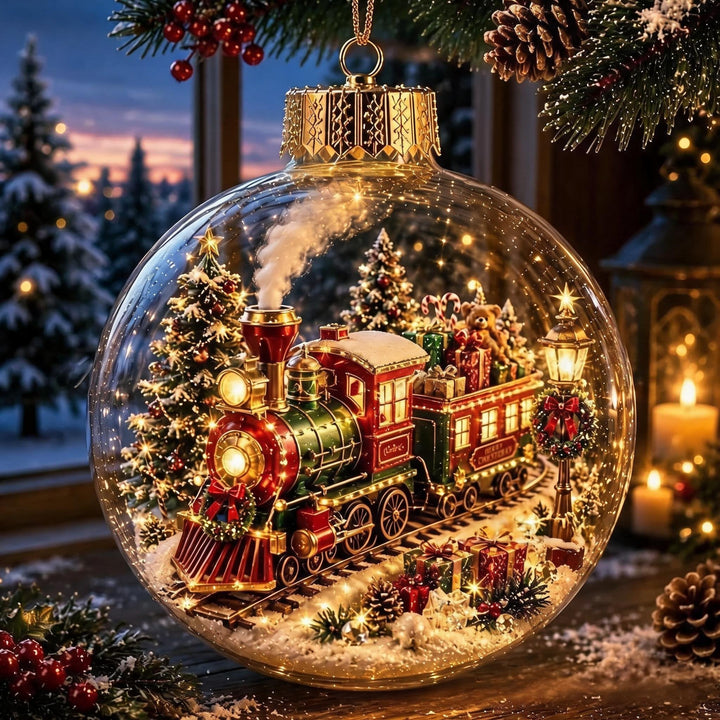 🔥 LAST DAY 49% OFF – 🎄Glowing Christmas Ornament ✨