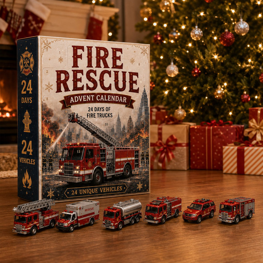 Limited Edition $19.99, Only 100 Sets Left!🚒Fire Rescue 24-Day Advent Calendar
