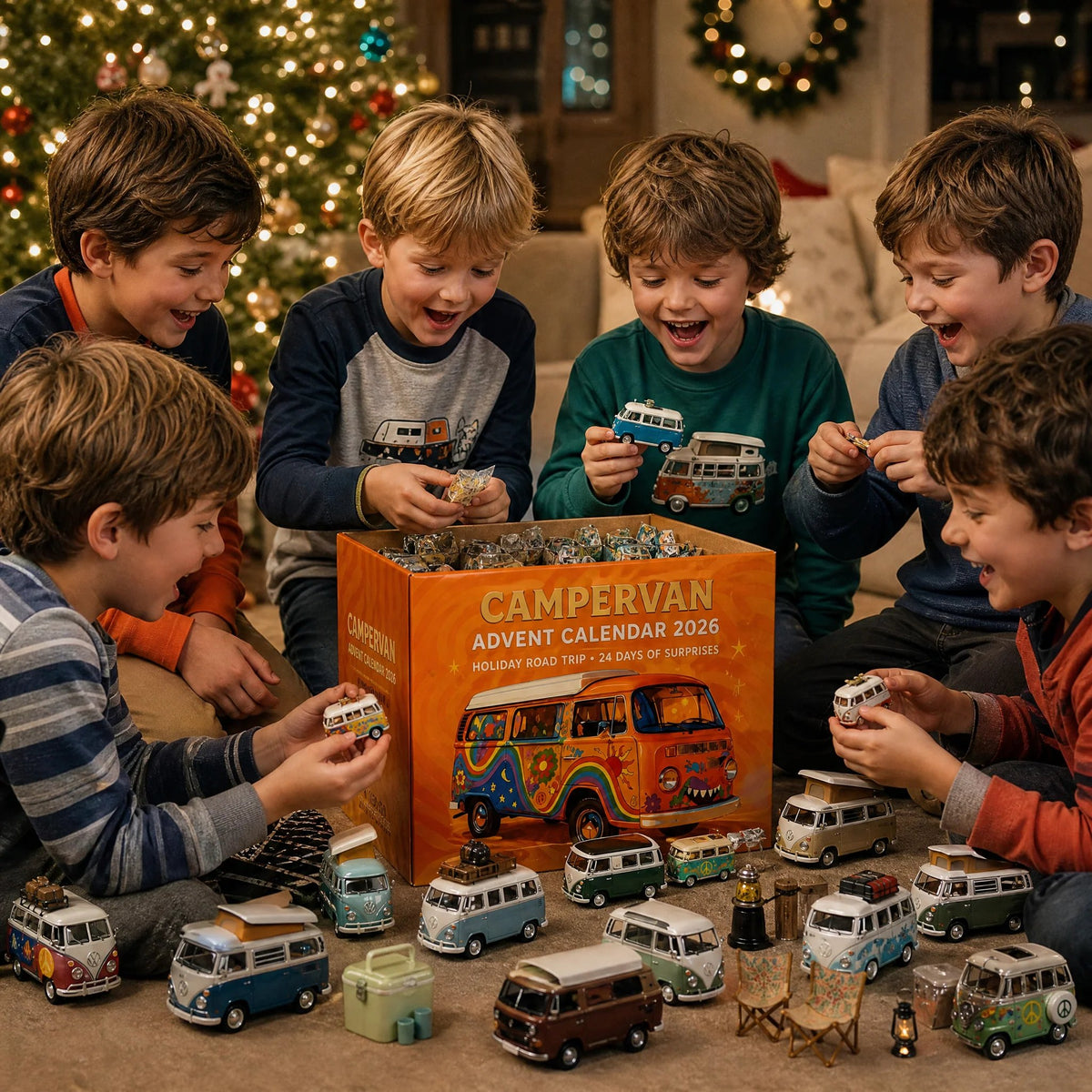 Limited Edition $19.99, Only 100 Sets Left!🚙2026 Campervan Advent Calendar