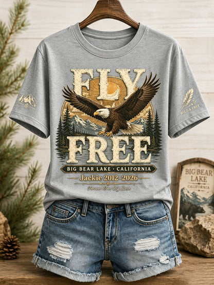 Women's Fly Free Jackie Print Tee