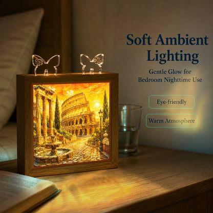Acrylic Puzzle Night Light - Roman Sunset