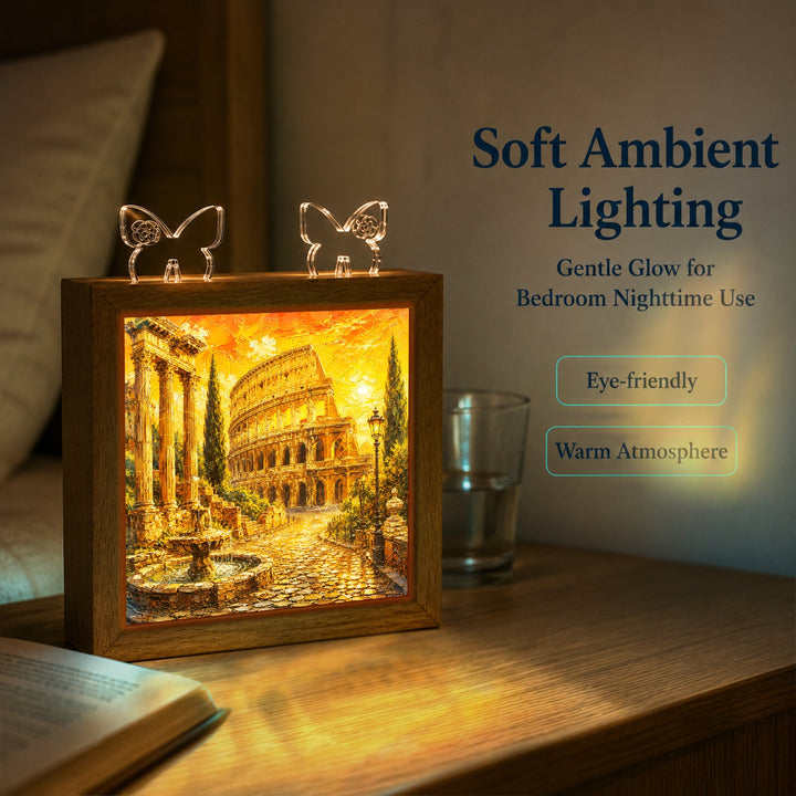 Acrylic Puzzle Night Light - Roman Sunset