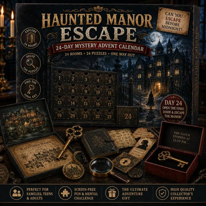 ⏳ Limited Time 50% OFF – 🎁✨24-Day Mystery Adventure Advent Calendar Collection | 24 Clues, Hands-On Puzzles & One Final Reveal