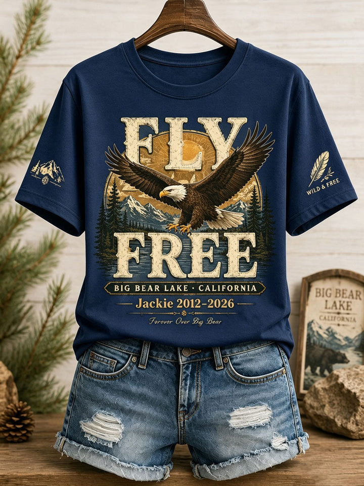 Women's Fly Free Jackie Print Tee