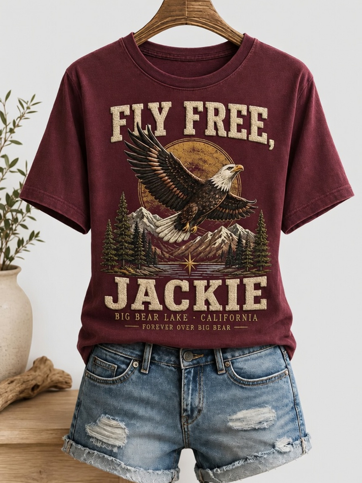 Women's Fly Free Jackie Print Tee