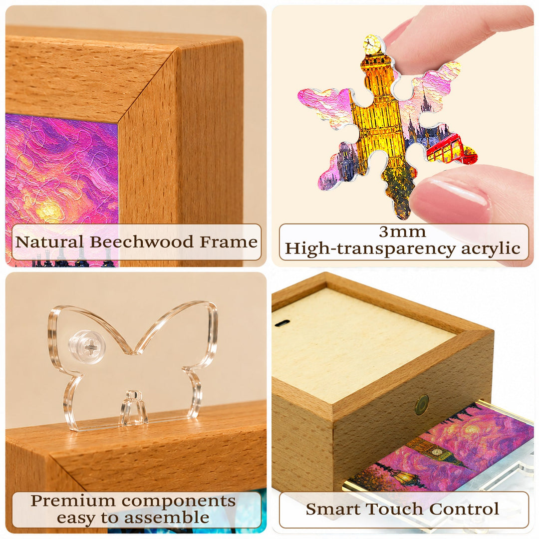 Acrylic Puzzle Night Light - London Twilight
