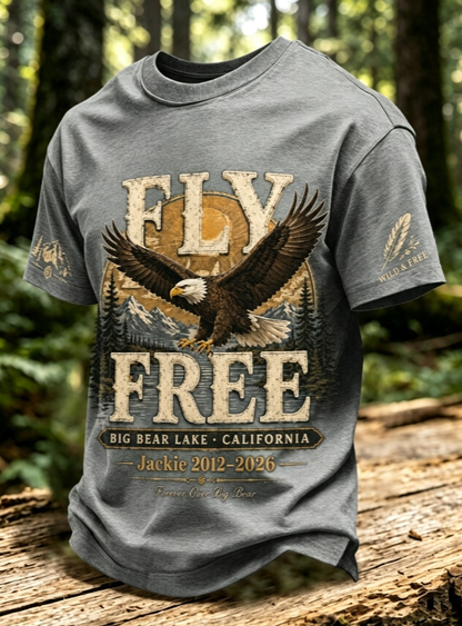 Men's Fly Free Jackie Print T-shirt