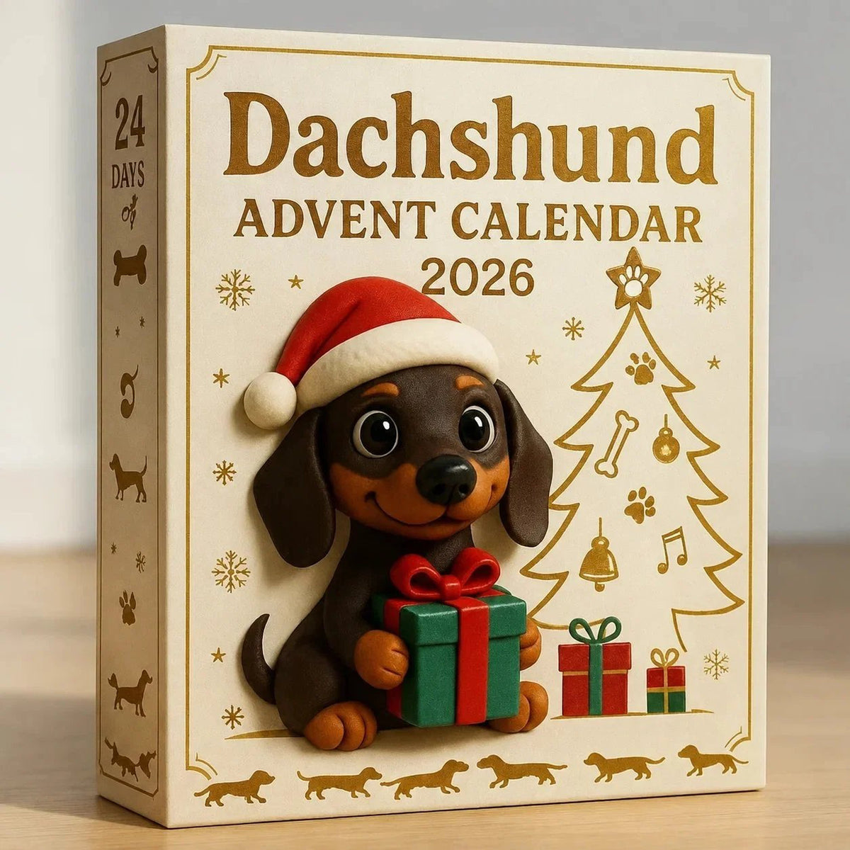 🎄HOT SALE 49% OFF🐾 2026 Dachshund Advent Calendar 🐶✨