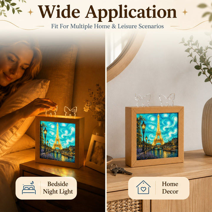 Acrylic Puzzle Night Light - Paris Starry Night