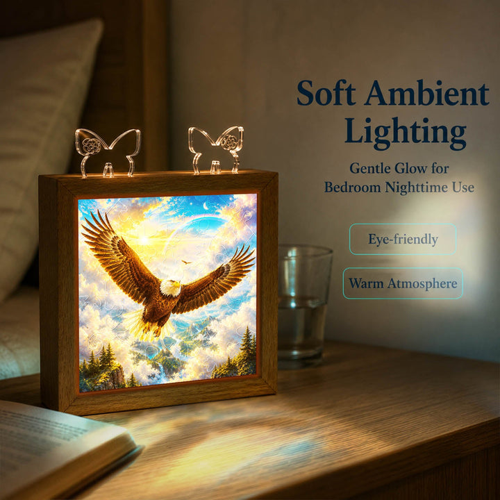 Acrylic Puzzle Night Light - Soaring Eagle