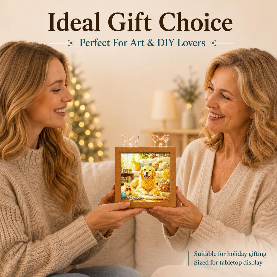Acrylic Puzzle Night Light - Golden Sunshine