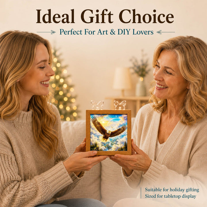 Acrylic Puzzle Night Light - Soaring Eagle