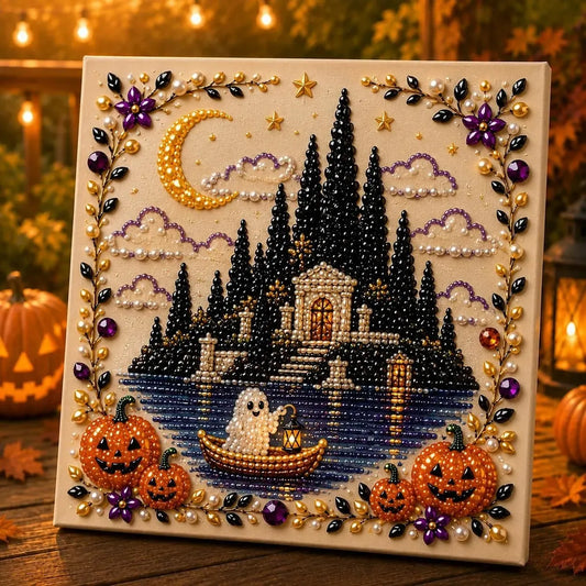 🏯Framed Boat Ghost - Pearls Painting Kit