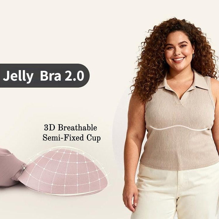 Comfortable Wireless Full Coverage Jelly Smoothing Bra 2.0