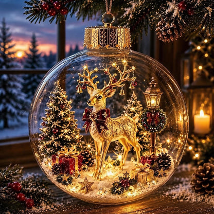 🔥 LAST DAY 49% OFF – 🎄Glowing Christmas Ornament ✨