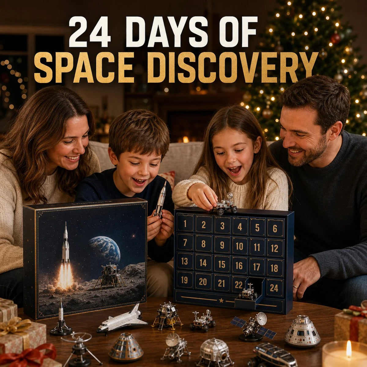 2026 Space Exploration Legends Advent Calendar – 24 Days of 2D Space Missions, 24 Collectible Surprises