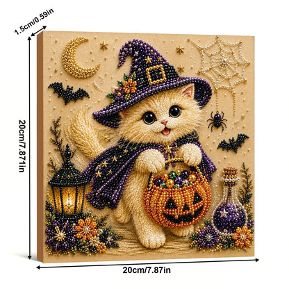 🐱33Framed Cute Kitten - Pearls Painting Kit