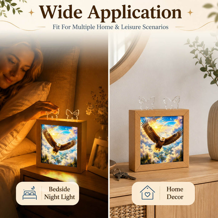Acrylic Puzzle Night Light - Soaring Eagle