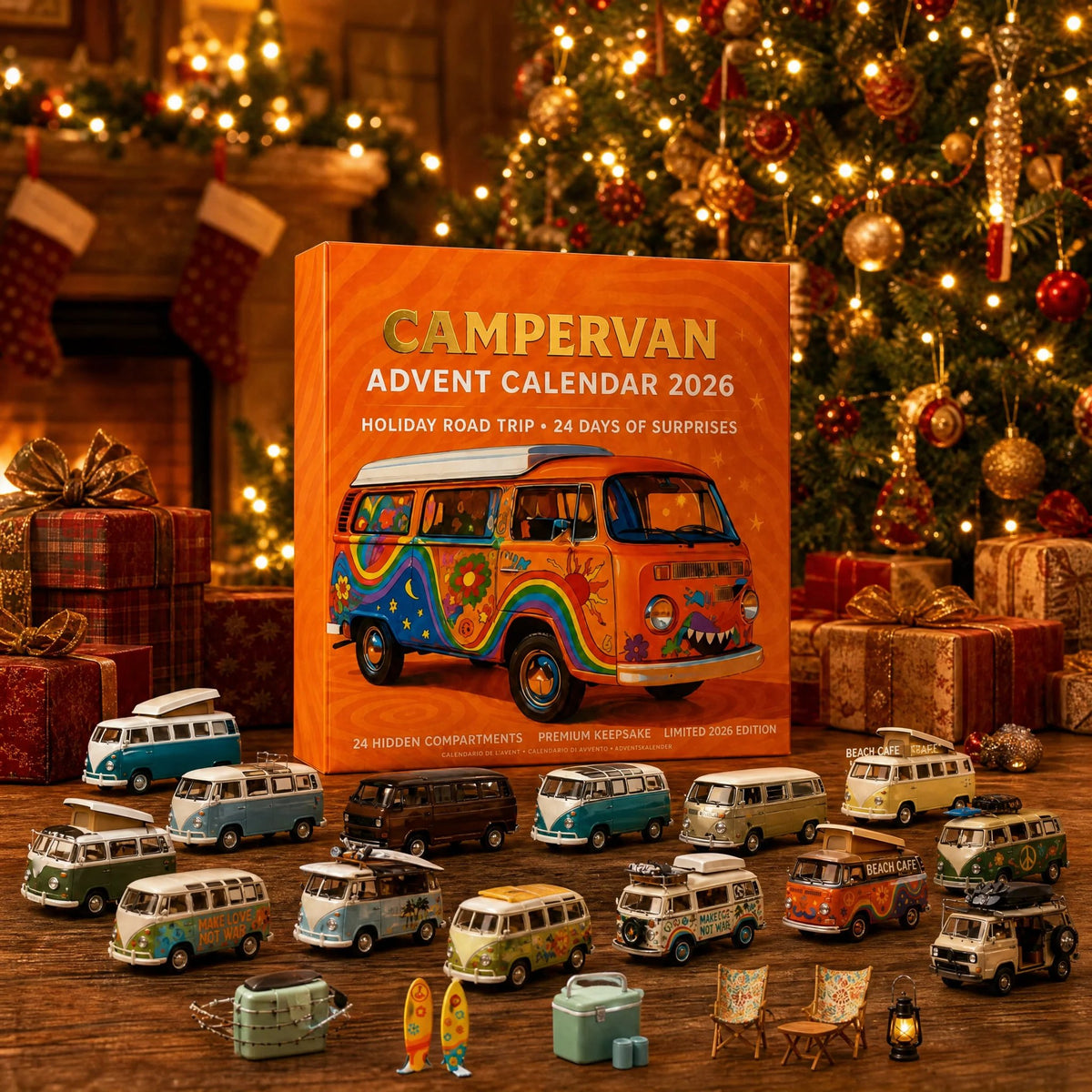 Limited Edition $19.99, Only 100 Sets Left!🚙2026 Campervan Advent Calendar