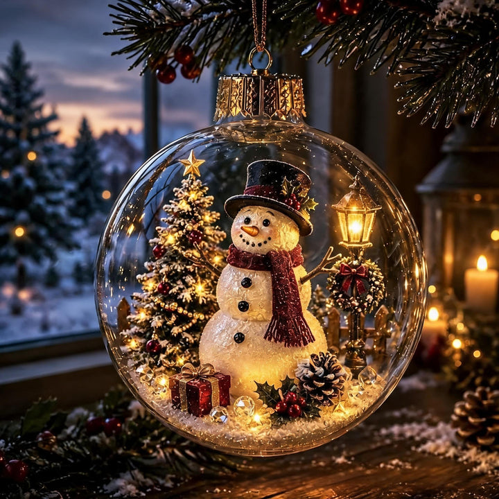 🔥 LAST DAY 49% OFF – 🎄Glowing Christmas Ornament ✨