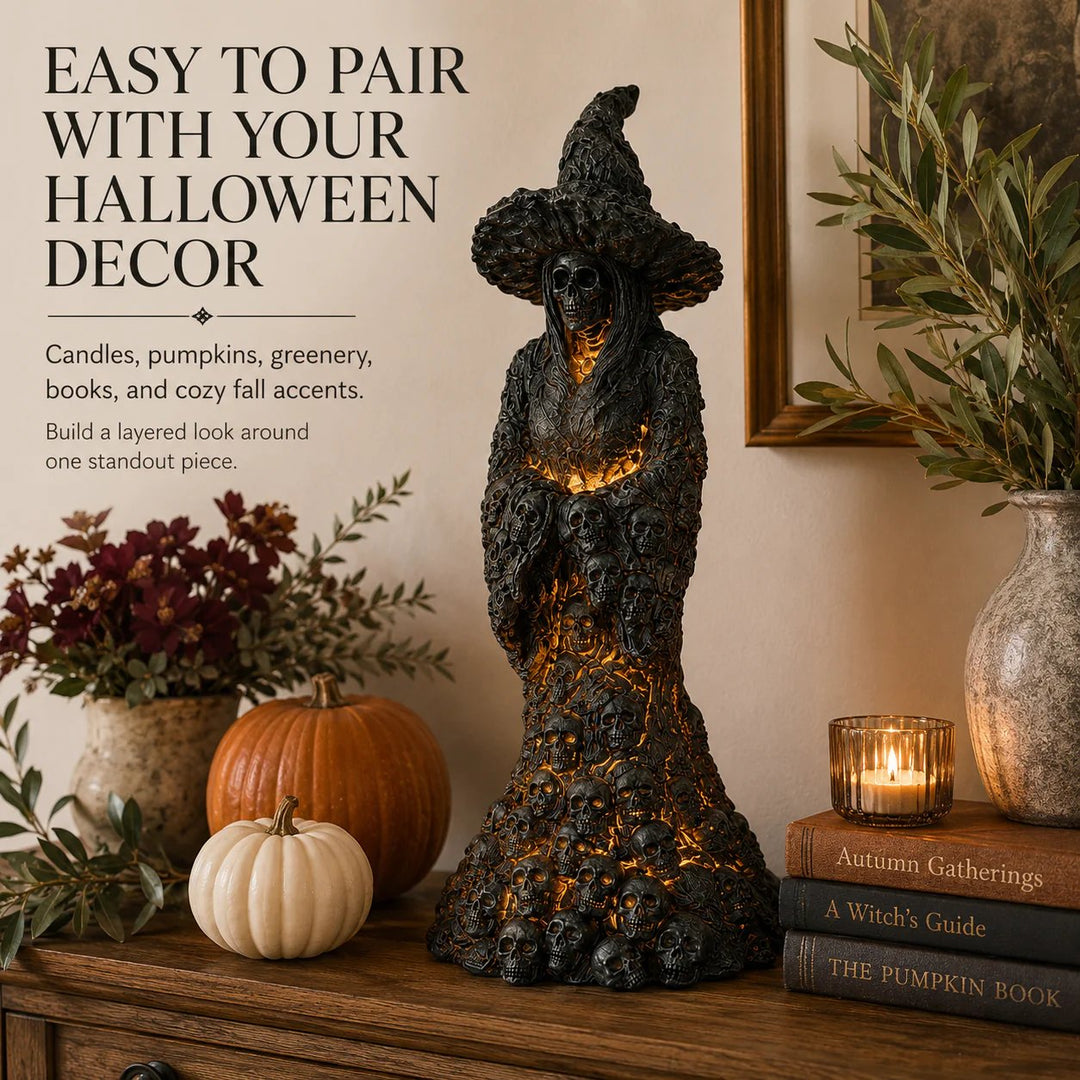 💀Flash Sale 50% OFF-Skeleton Witch Ornament(🎁BUY 2 FREE SHIPPING)