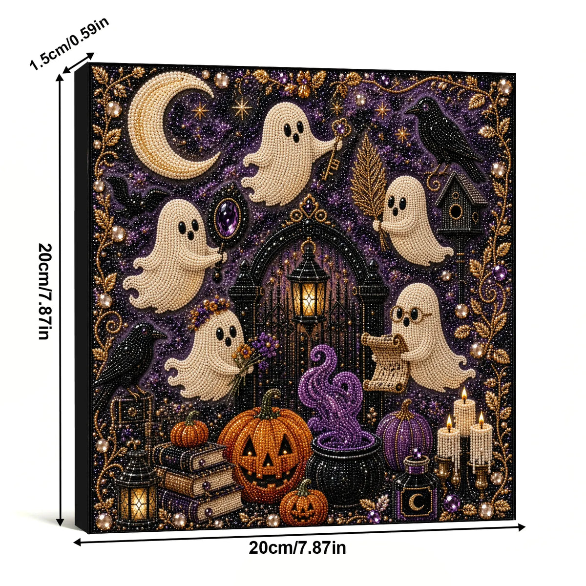 👻Framed White Ghost - Pearls Painting Kit