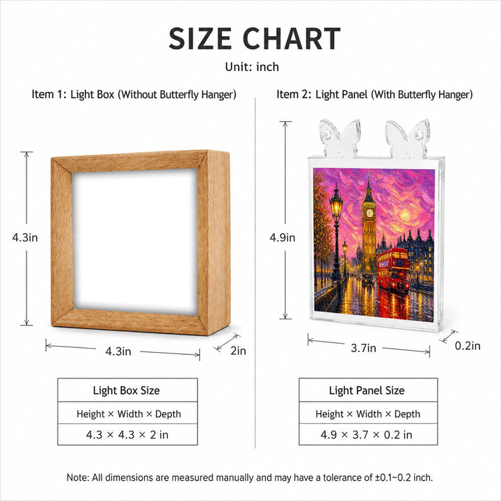 Acrylic Puzzle Night Light - London Twilight
