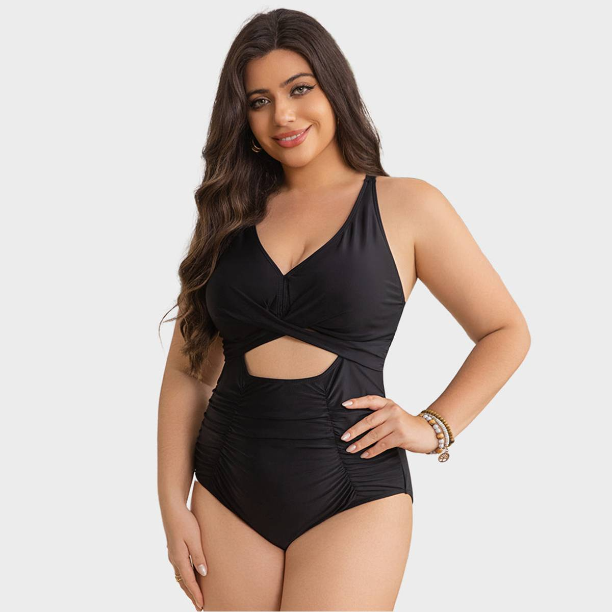One Piece Swimsuits Push Up Tummy Control Bathing Suits