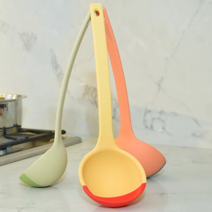 Soft Top Silicone Kitchen LADLE Spoon