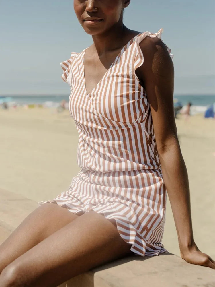 Swim Romper Built-in Bra